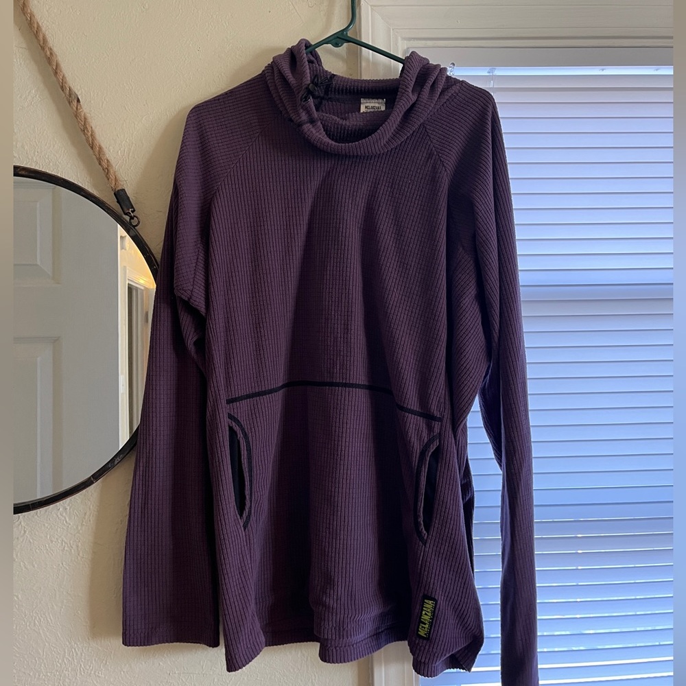 Melanzana hoodie in used good condition.